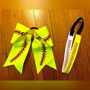 Girls’ Softball Hair Accessories